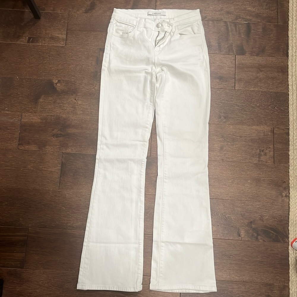 J Brand white denim